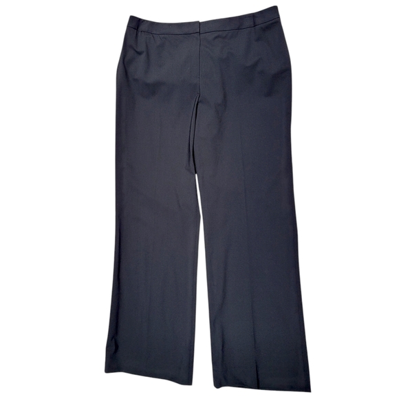 Lafayette 148 Contemporary Stretch Wool Menswear Pant Black Trouser Women's 16 - Picture 4 of 11